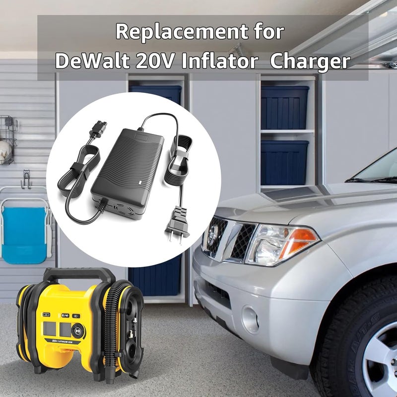 Norward 13.8V Charger N557514 for DeWalt DCC020IB Inflator Power Supply. Replacement for DeWalt 20V Inflator Cordless Tire Inflator Air Compressor Charger - Image 3